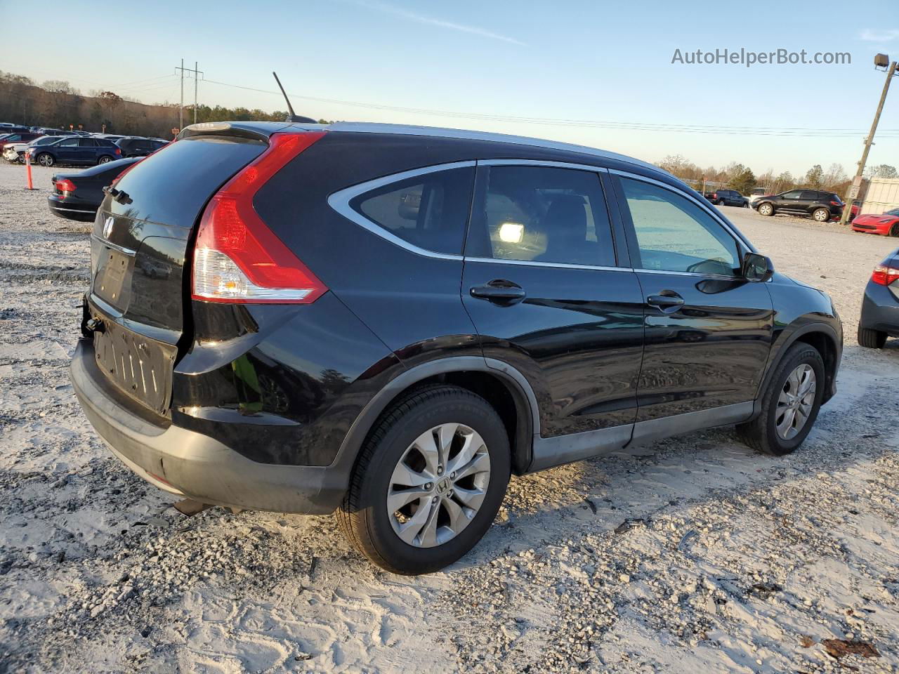 2012 Honda Cr-v Exl Black vin: JHLRM3H7XCC001824