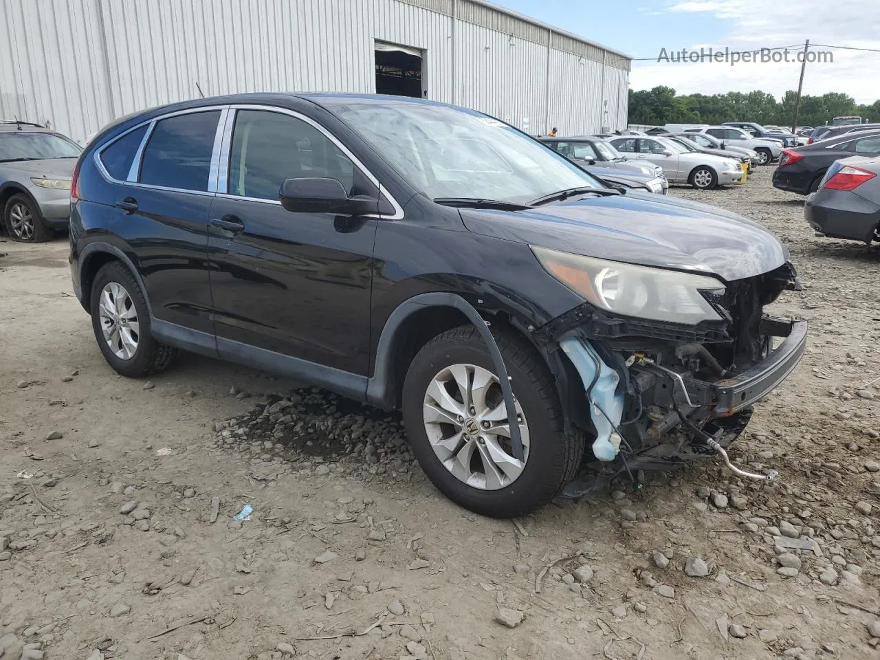 2012 Honda Cr-v Ex Black vin: JHLRM4H51CC018807