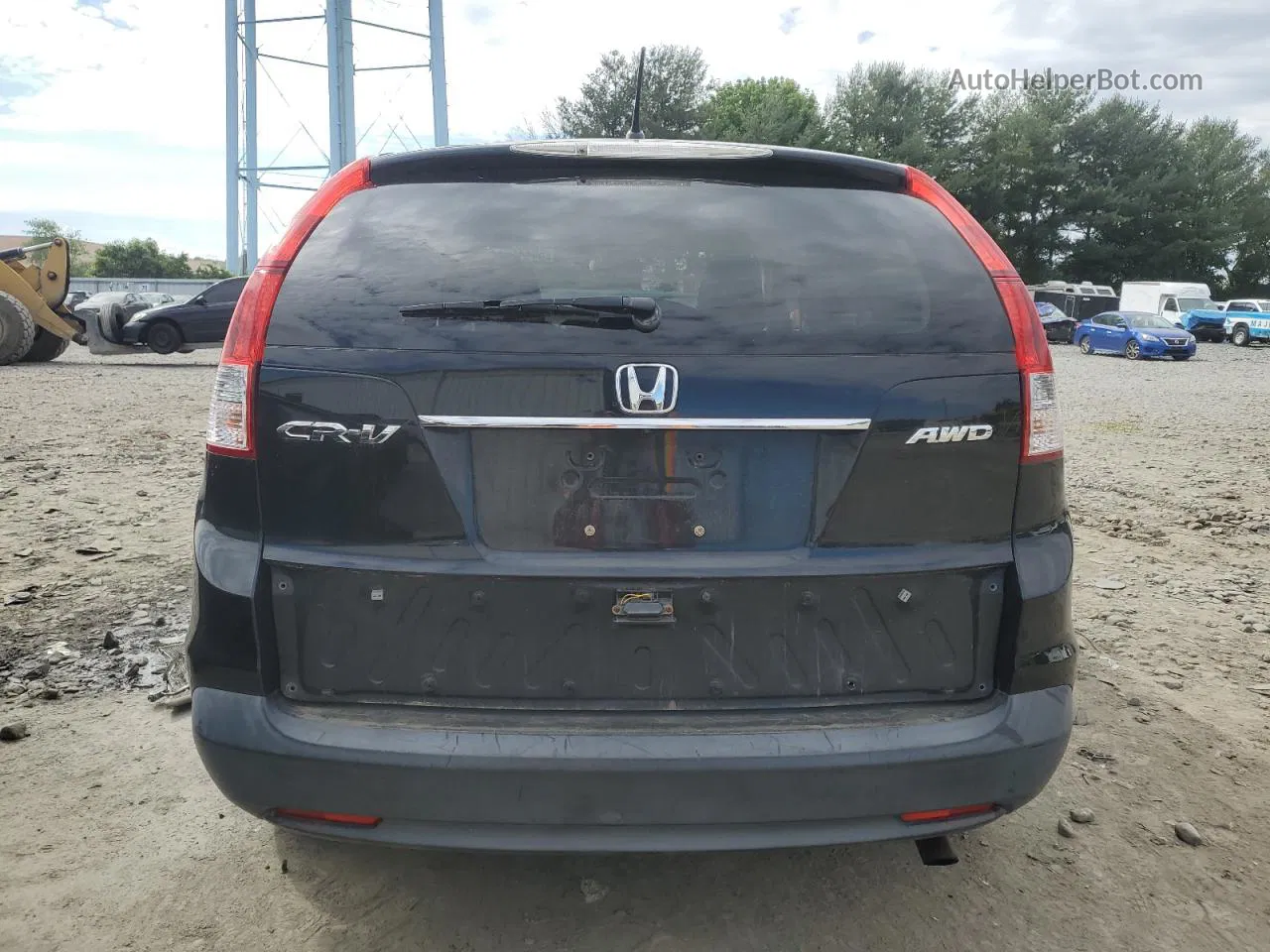 2012 Honda Cr-v Ex Black vin: JHLRM4H51CC018807