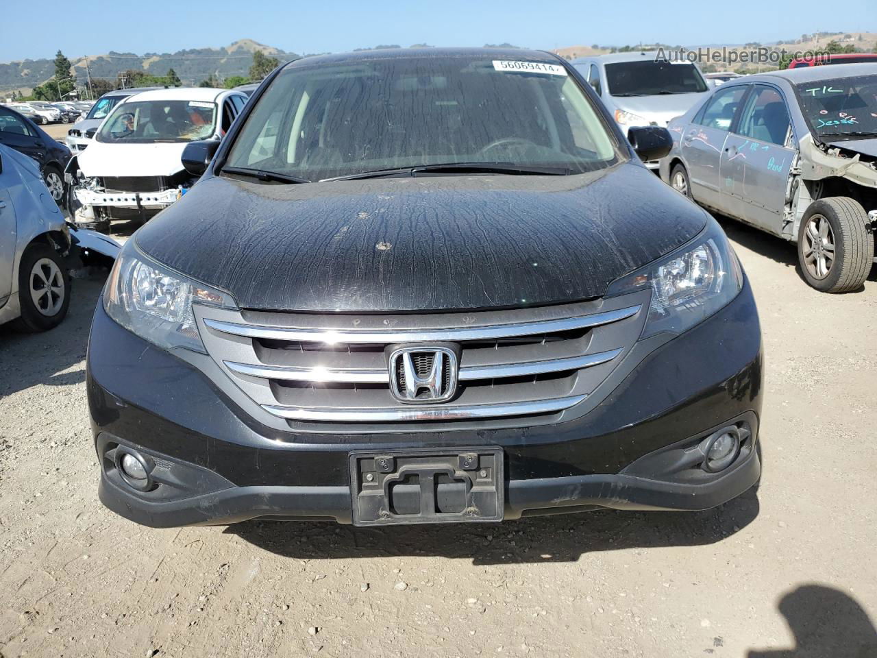 2012 Honda Cr-v Ex Черный vin: JHLRM4H52CC002065