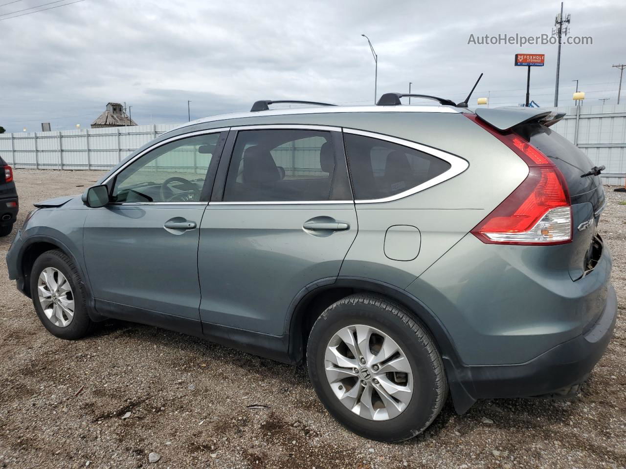 2012 Honda Cr-v Ex Green vin: JHLRM4H53CC011776