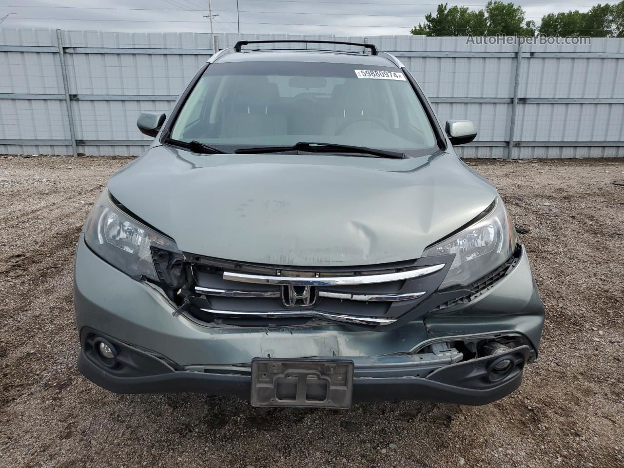 2012 Honda Cr-v Ex Green vin: JHLRM4H53CC011776