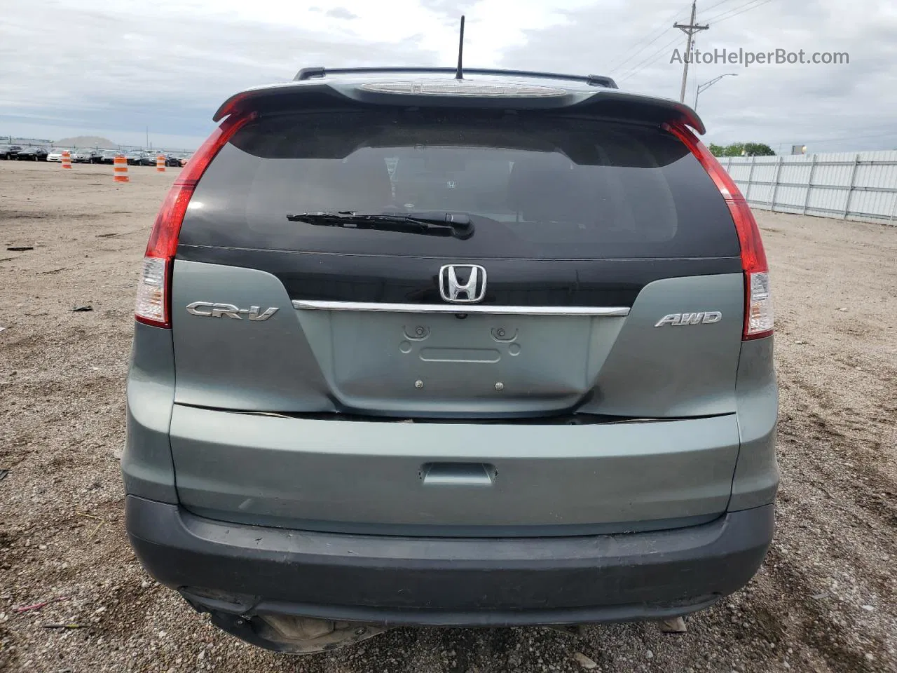 2012 Honda Cr-v Ex Green vin: JHLRM4H53CC011776