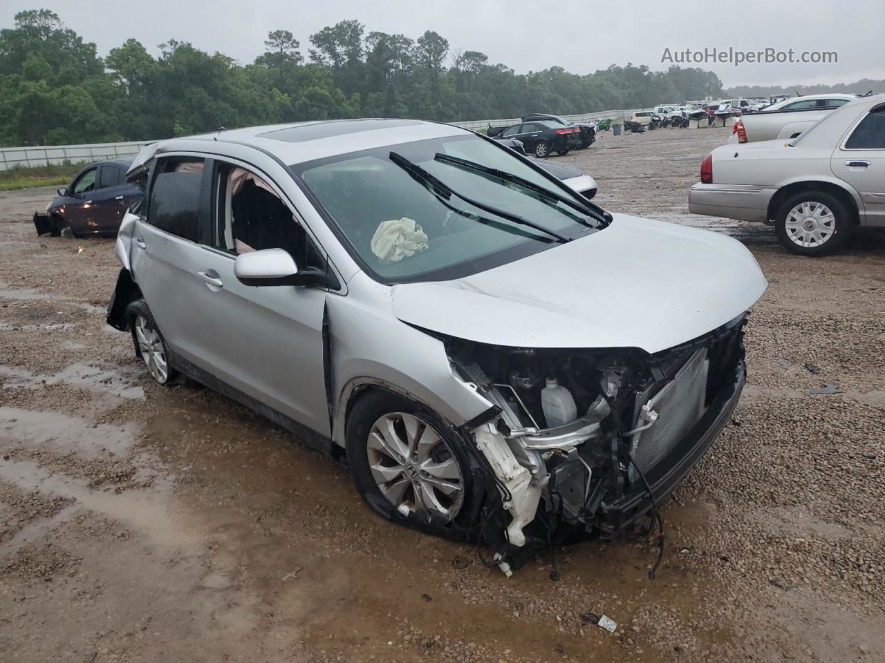 2012 Honda Cr-v Ex Silver vin: JHLRM4H54CC005310