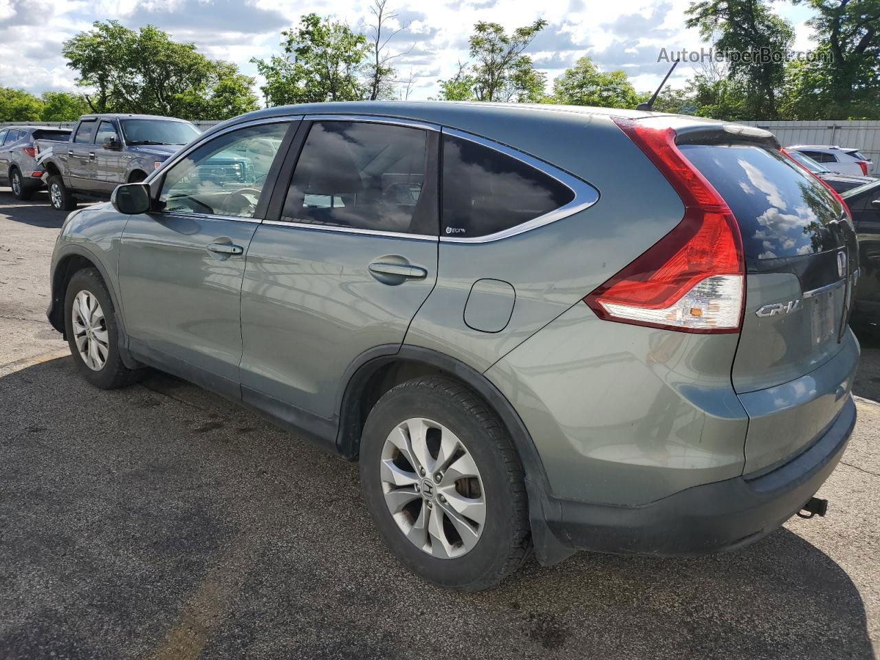 2012 Honda Cr-v Ex Turquoise vin: JHLRM4H55CC023332