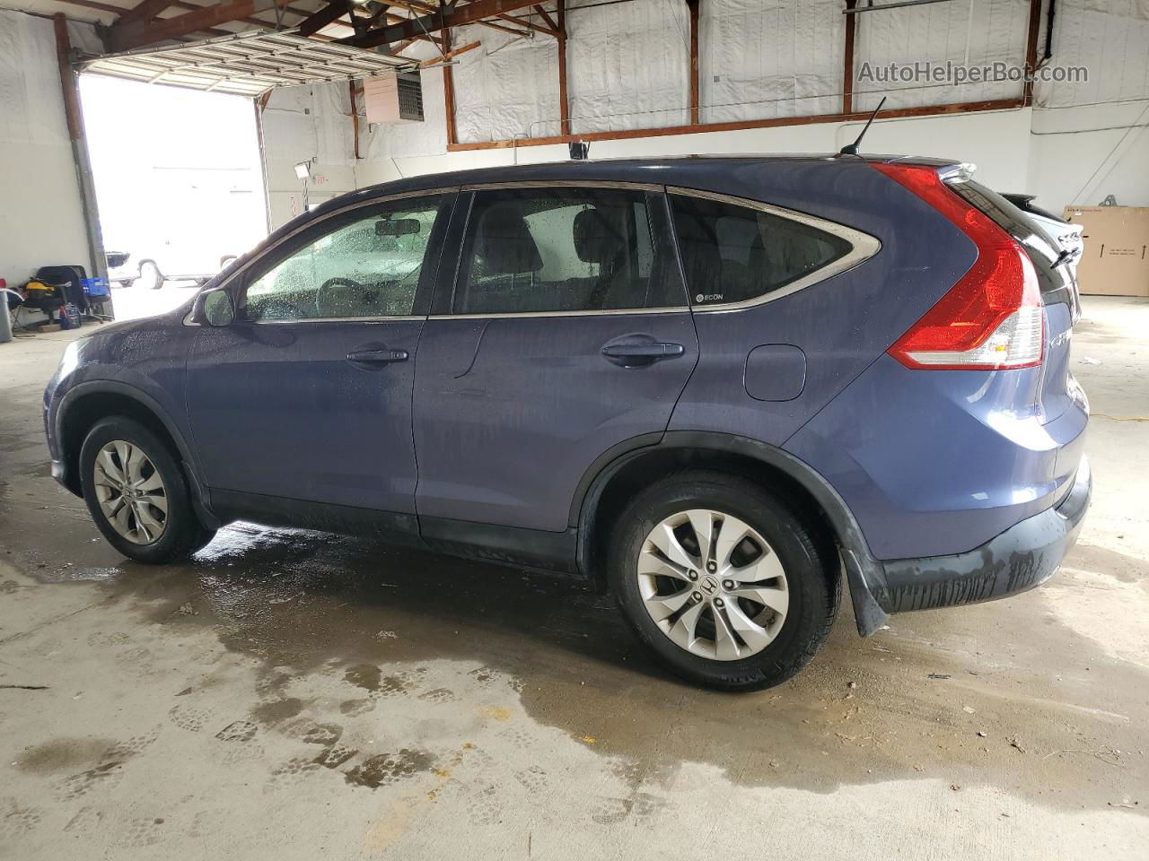 2012 Honda Cr-v Ex Blue vin: JHLRM4H55CC028255