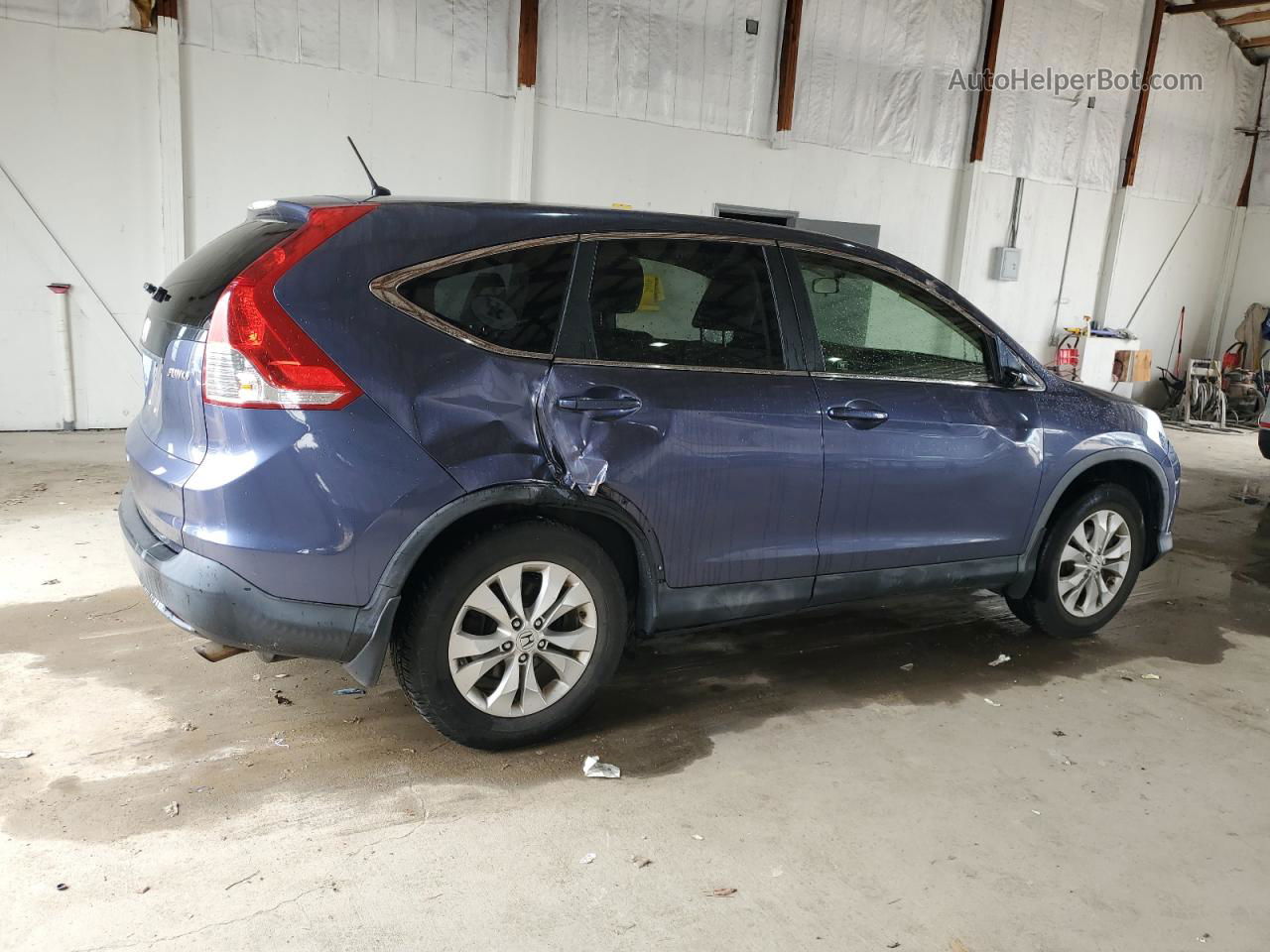 2012 Honda Cr-v Ex Blue vin: JHLRM4H55CC028255