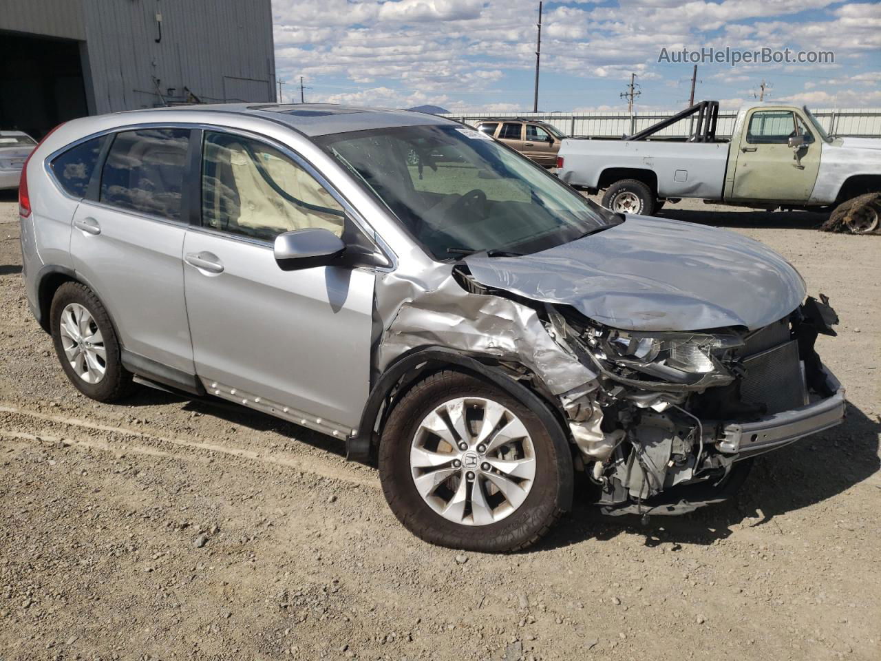 2012 Honda Cr-v Ex Gray vin: JHLRM4H5XCC028820