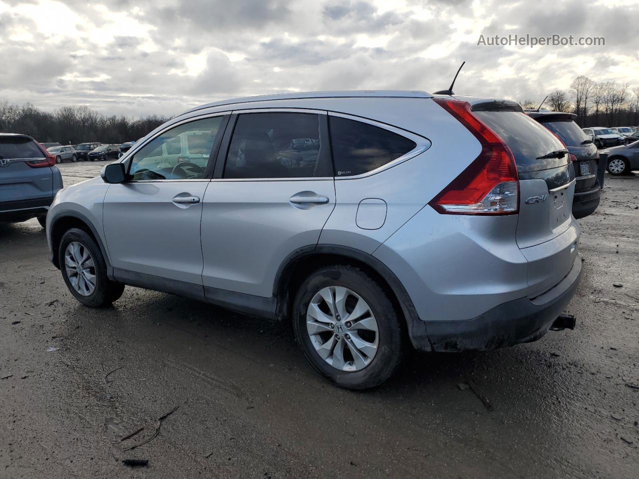 2012 Honda Cr-v Exl Серебряный vin: JHLRM4H70CC007945