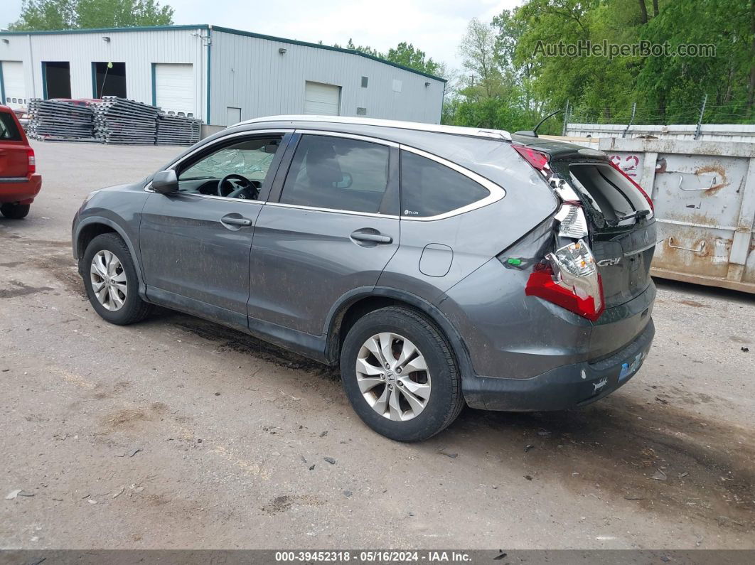 2012 Honda Cr-v Ex-l Gray vin: JHLRM4H71CC003452