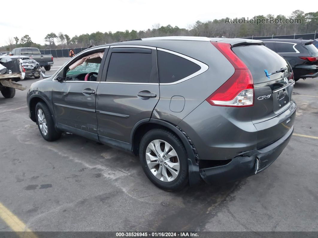 2012 Honda Cr-v Ex-l Gray vin: JHLRM4H71CC009140