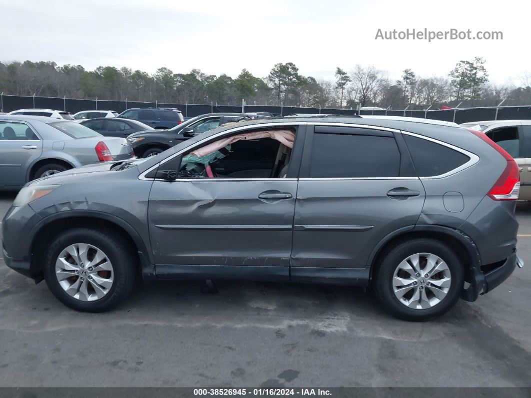 2012 Honda Cr-v Ex-l Gray vin: JHLRM4H71CC009140