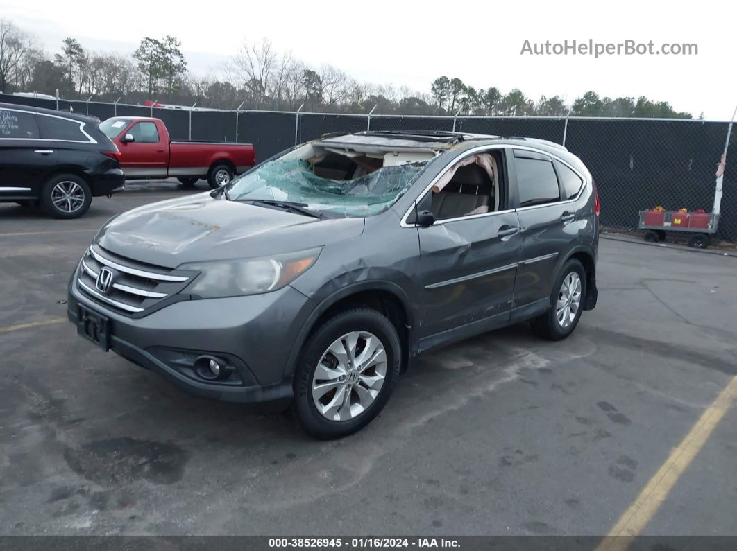 2012 Honda Cr-v Ex-l Gray vin: JHLRM4H71CC009140