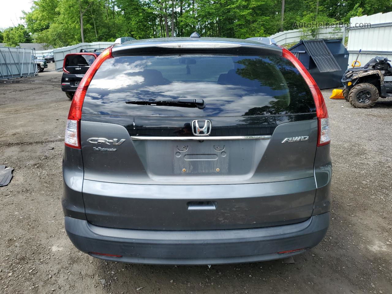 2012 Honda Cr-v Exl Серый vin: JHLRM4H72CC010331