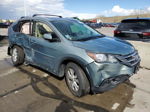 2012 Honda Cr-v Exl Teal vin: JHLRM4H72CC020695