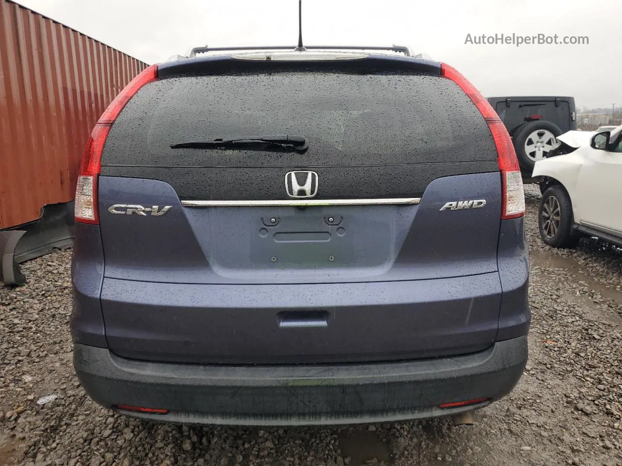 2012 Honda Cr-v Exl Синий vin: JHLRM4H73CC007003