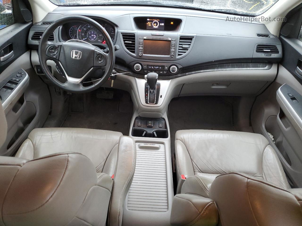 2012 Honda Cr-v Exl Синий vin: JHLRM4H73CC007003