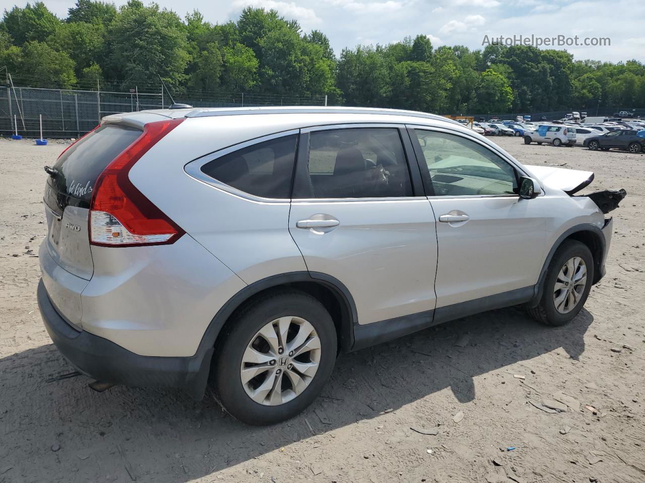 2012 Honda Cr-v Exl Серебряный vin: JHLRM4H73CC011178