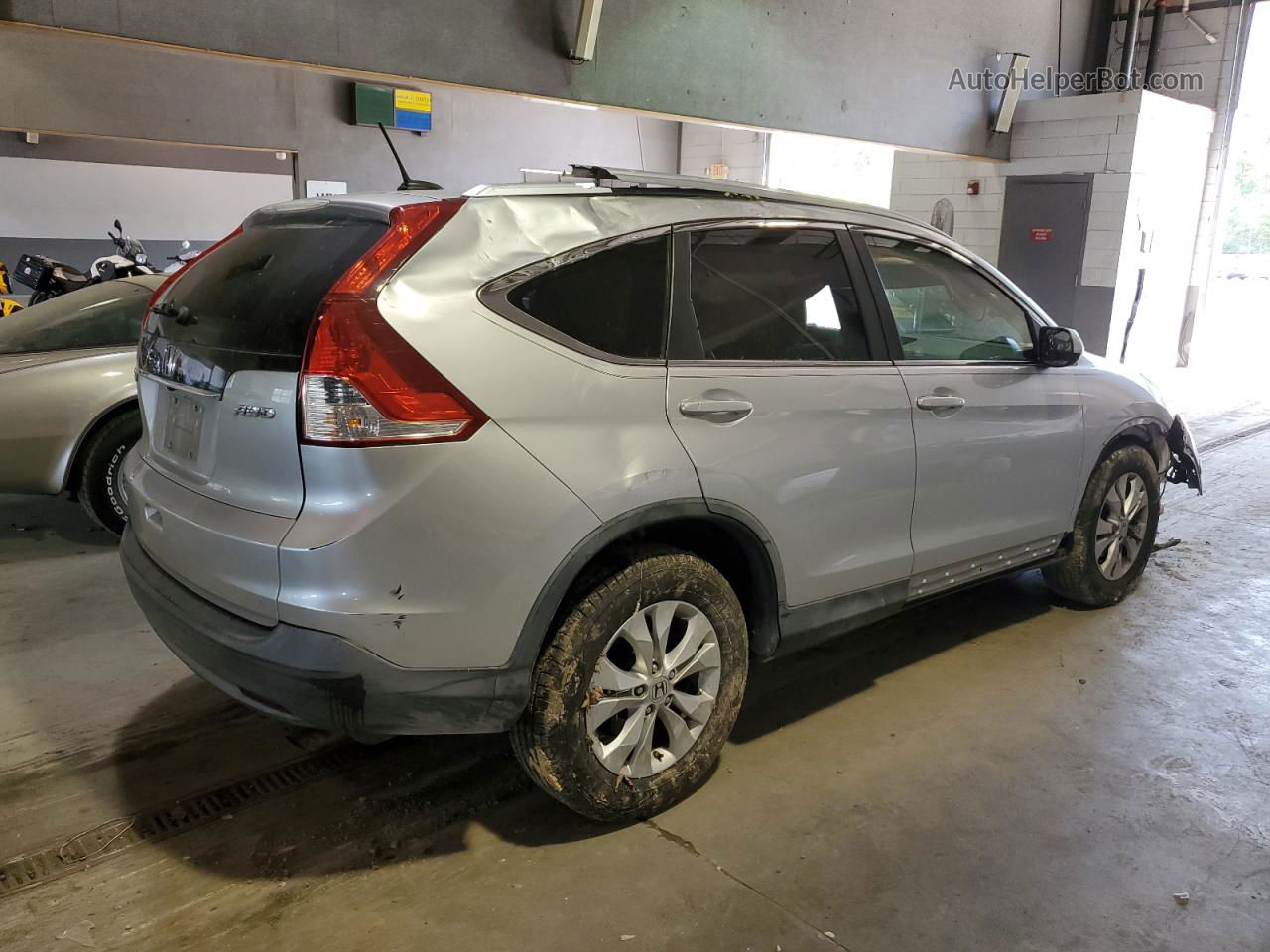 2012 Honda Cr-v Exl Silver vin: JHLRM4H73CC019670