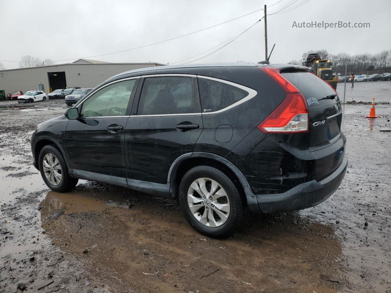 2012 Honda Cr-v Exl Black vin: JHLRM4H73CC028577