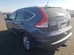 2012 Honda Cr-v Exl Blue vin: JHLRM4H74CC012405