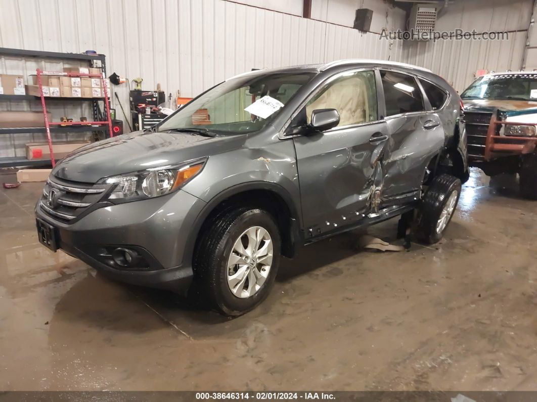 2012 Honda Cr-v Ex-l Gray vin: JHLRM4H74CC026546