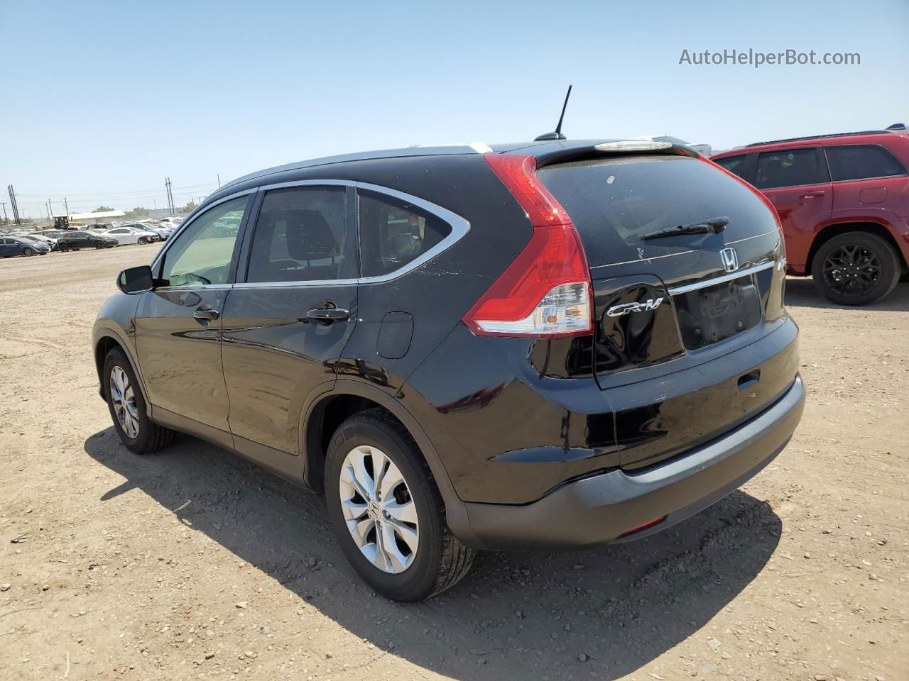 2012 Honda Cr-v Exl Black vin: JHLRM4H74CC027504