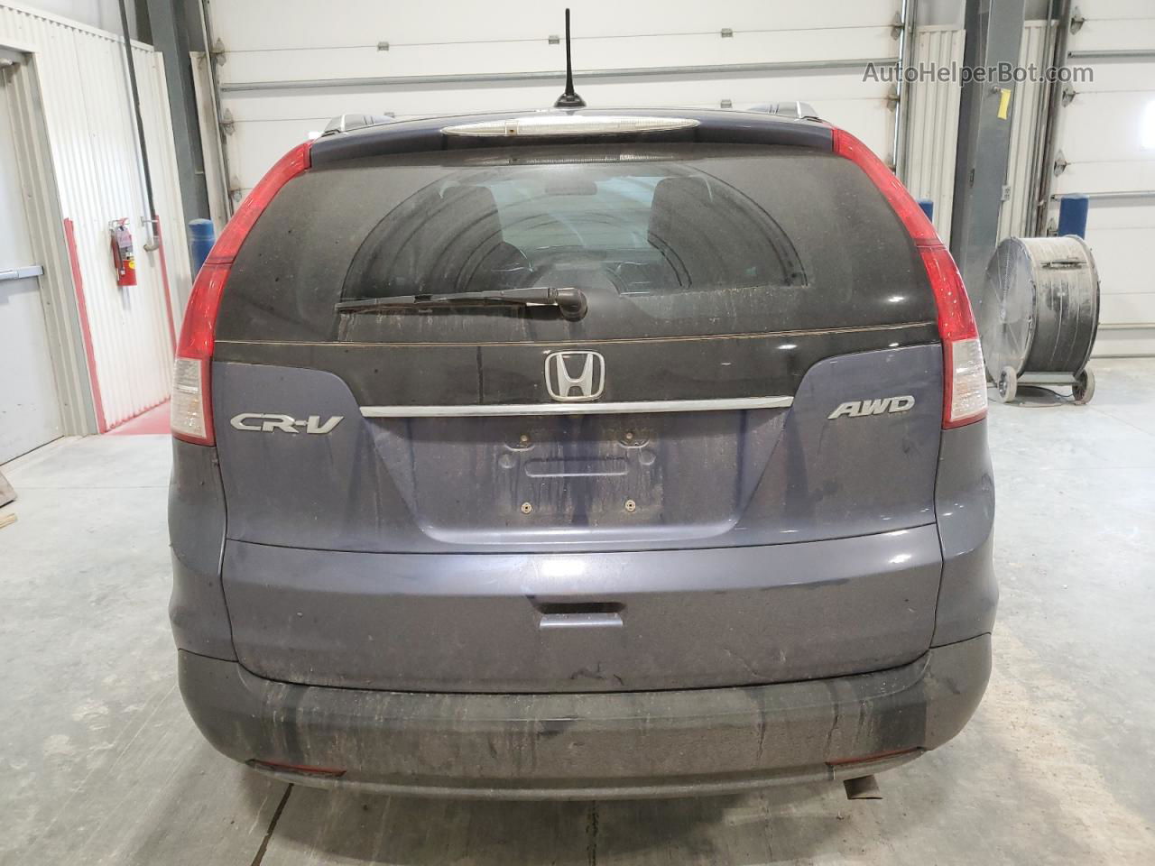 2012 Honda Cr-v Exl Синий vin: JHLRM4H76CC013507