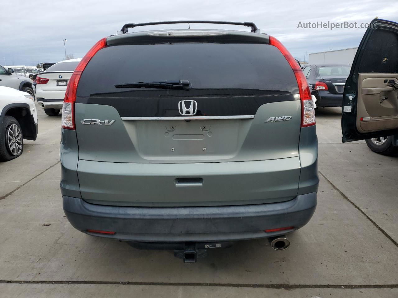 2012 Honda Cr-v Exl Бирюзовый vin: JHLRM4H76CC026161