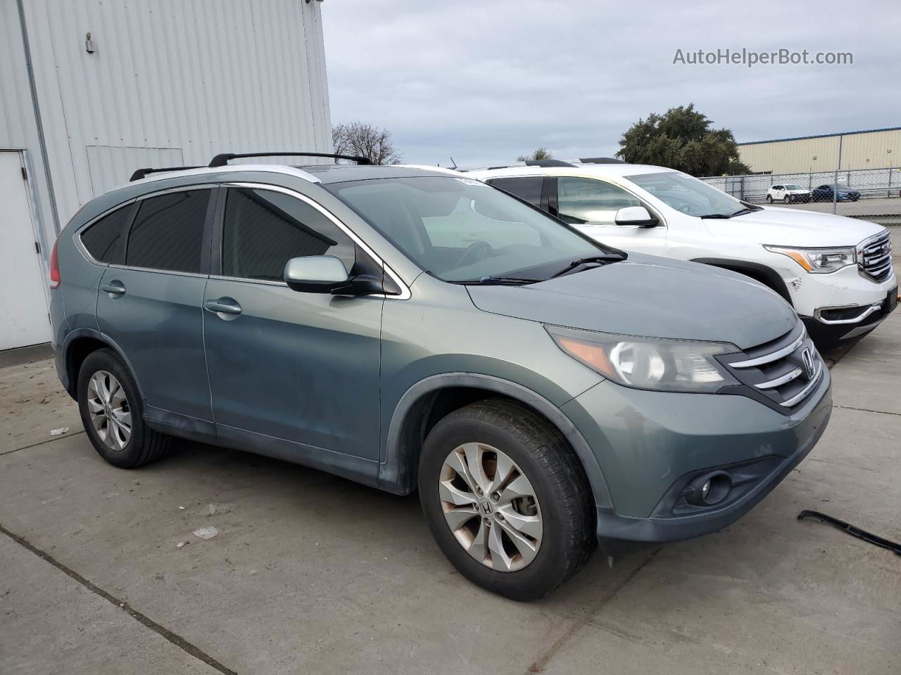 2012 Honda Cr-v Exl Teal vin: JHLRM4H76CC026161