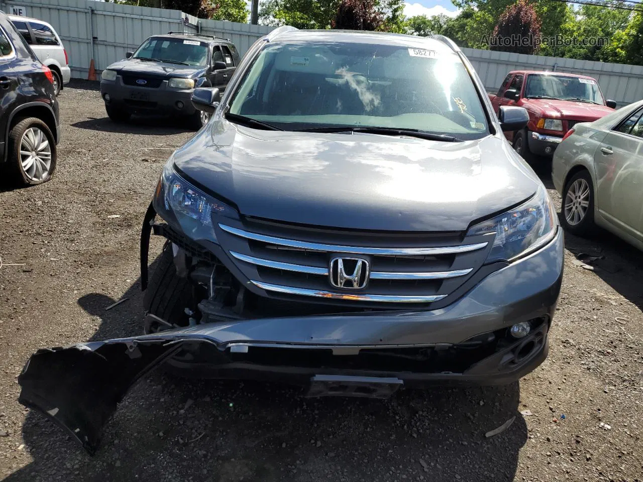 2012 Honda Cr-v Exl Gray vin: JHLRM4H77CC010339