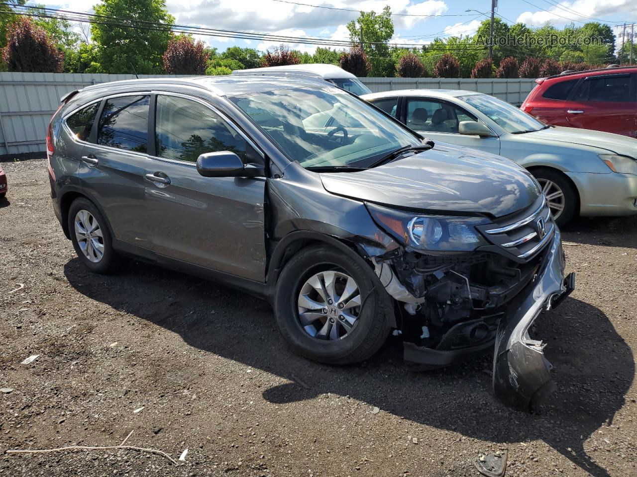 2012 Honda Cr-v Exl Gray vin: JHLRM4H77CC010339