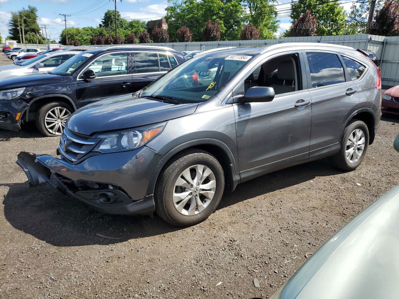 2012 Honda Cr-v Exl Gray vin: JHLRM4H77CC010339