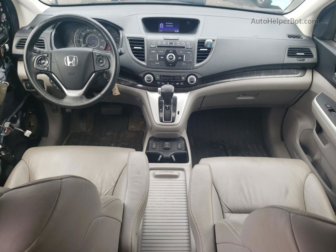 2012 Honda Cr-v Exl Серый vin: JHLRM4H77CC019817