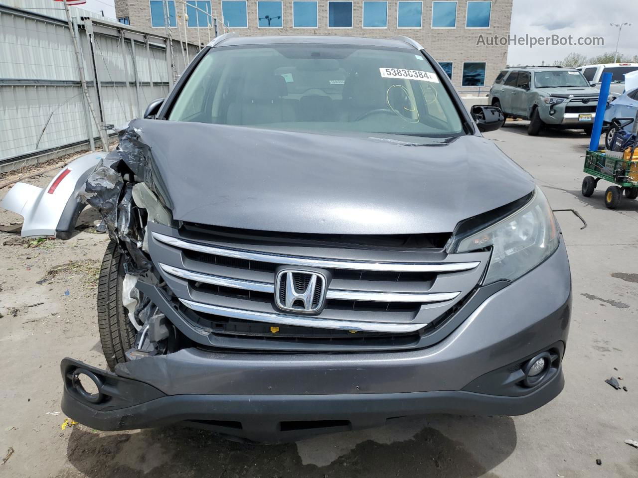 2012 Honda Cr-v Exl Charcoal vin: JHLRM4H77CC026282