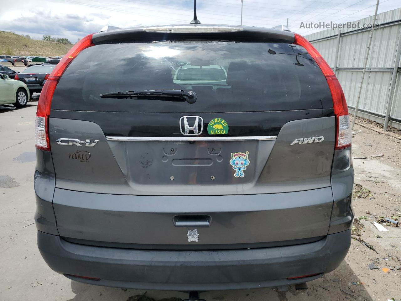 2012 Honda Cr-v Exl Charcoal vin: JHLRM4H77CC026282