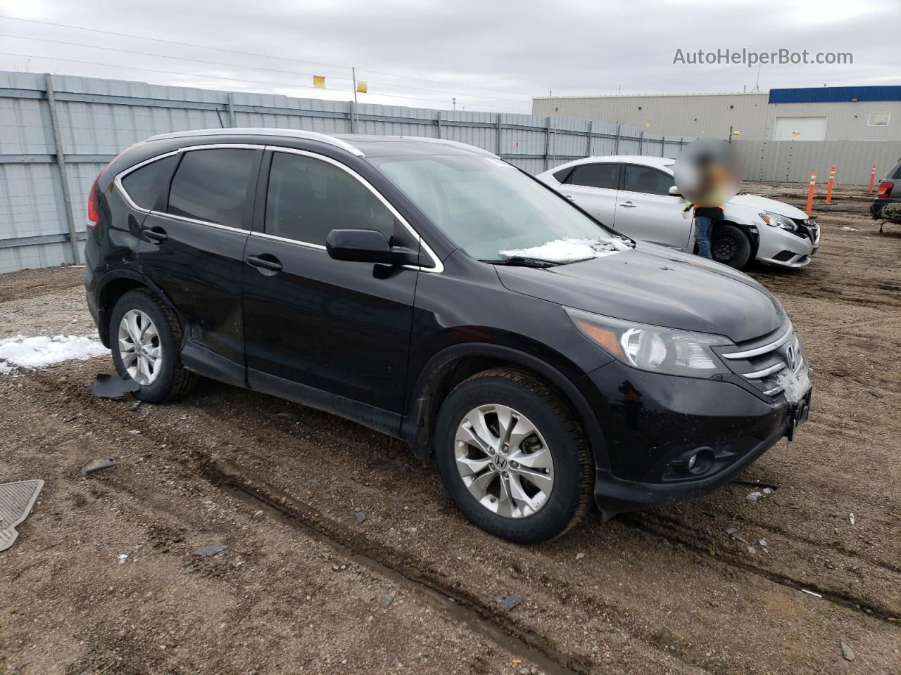 2012 Honda Cr-v Exl Black vin: JHLRM4H77CC026623