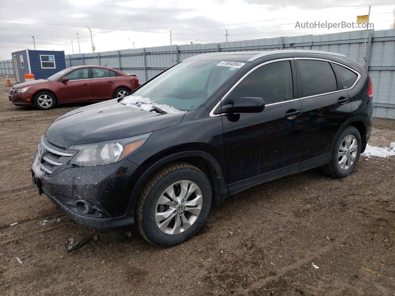 2012 Honda Cr-v Exl Черный vin: JHLRM4H77CC026623