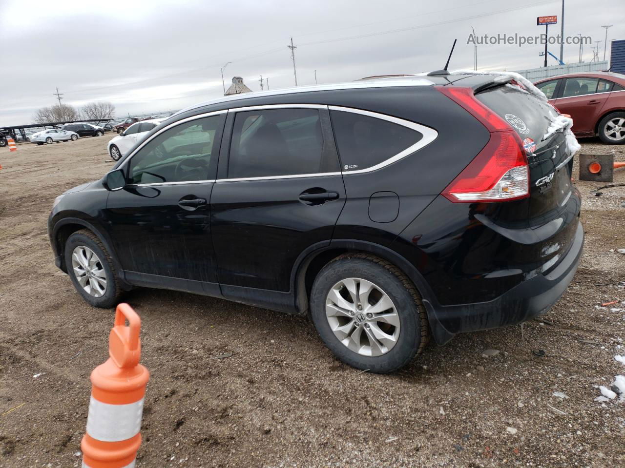 2012 Honda Cr-v Exl Black vin: JHLRM4H77CC026623