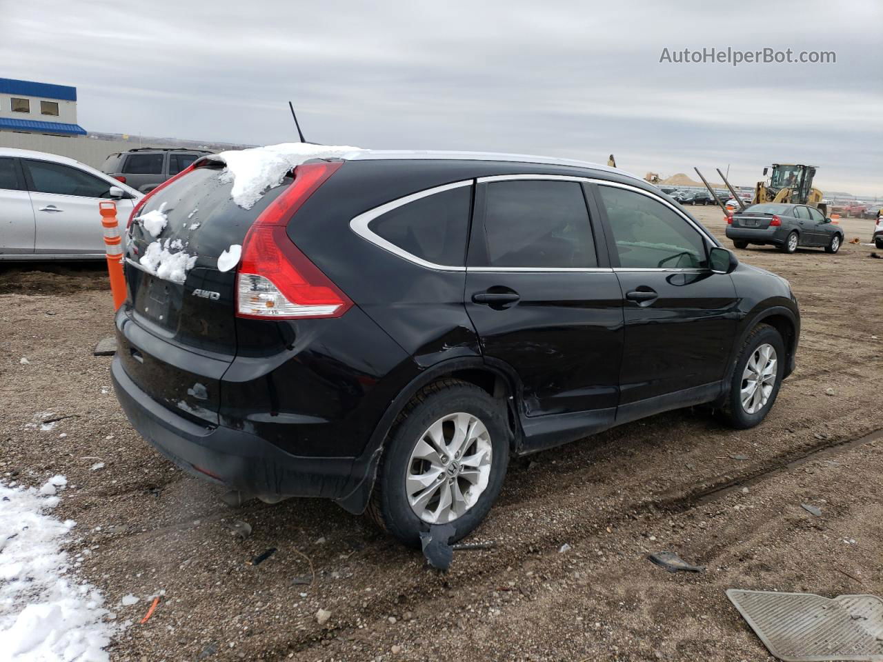 2012 Honda Cr-v Exl Black vin: JHLRM4H77CC026623