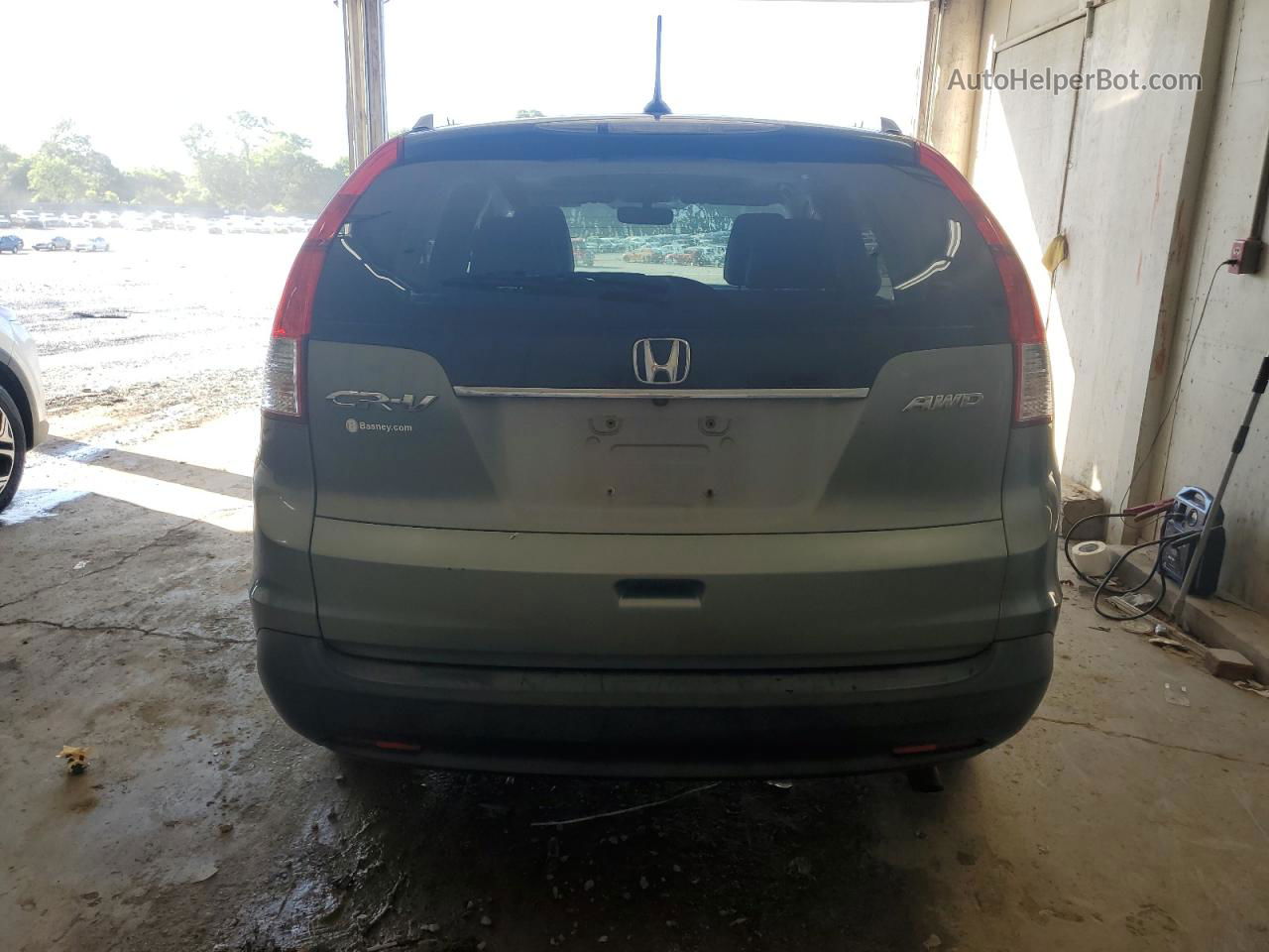 2012 Honda Cr-v Exl Teal vin: JHLRM4H78CC023441