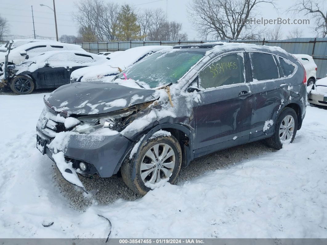 2012 Honda Cr-v Ex-l Light Blue vin: JHLRM4H78CC026291