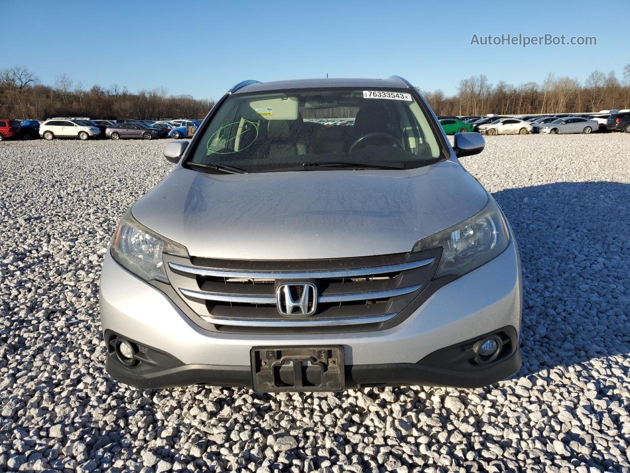 2012 Honda Cr-v Exl Silver vin: JHLRM4H79CC006051