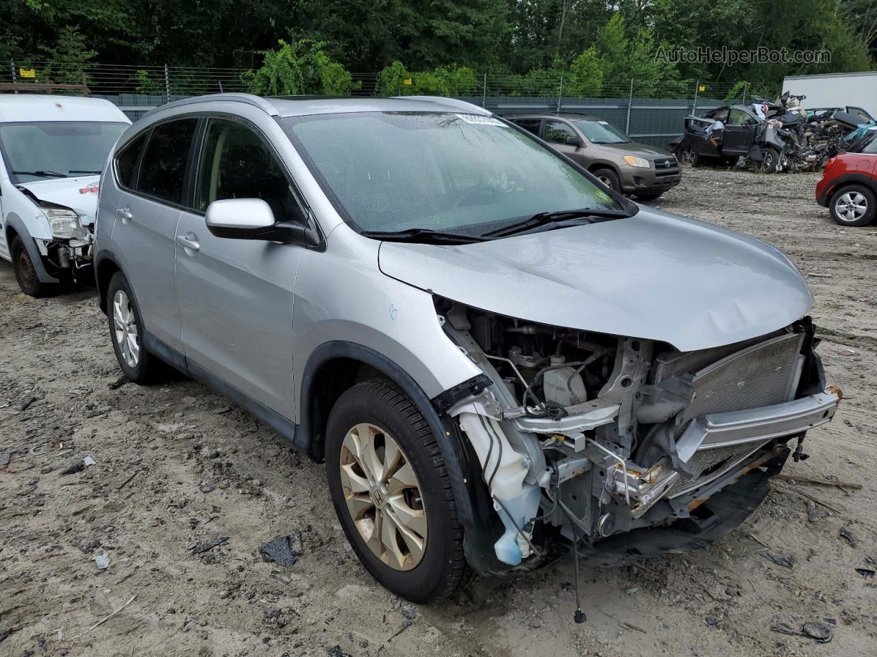 2012 Honda Cr-v Exl Серый vin: JHLRM4H79CC013047