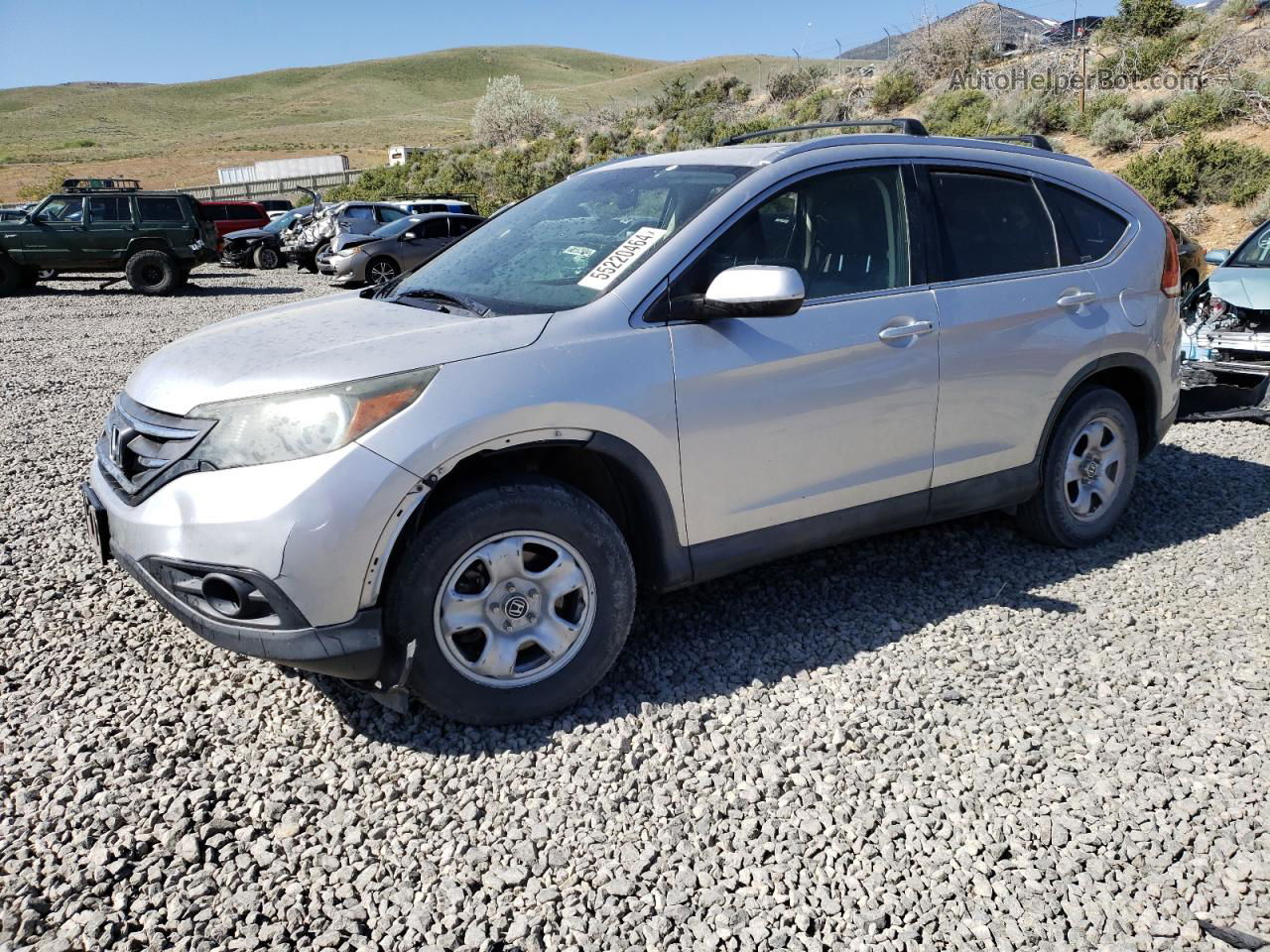 2012 Honda Cr-v Exl Silver vin: JHLRM4H79CC019382