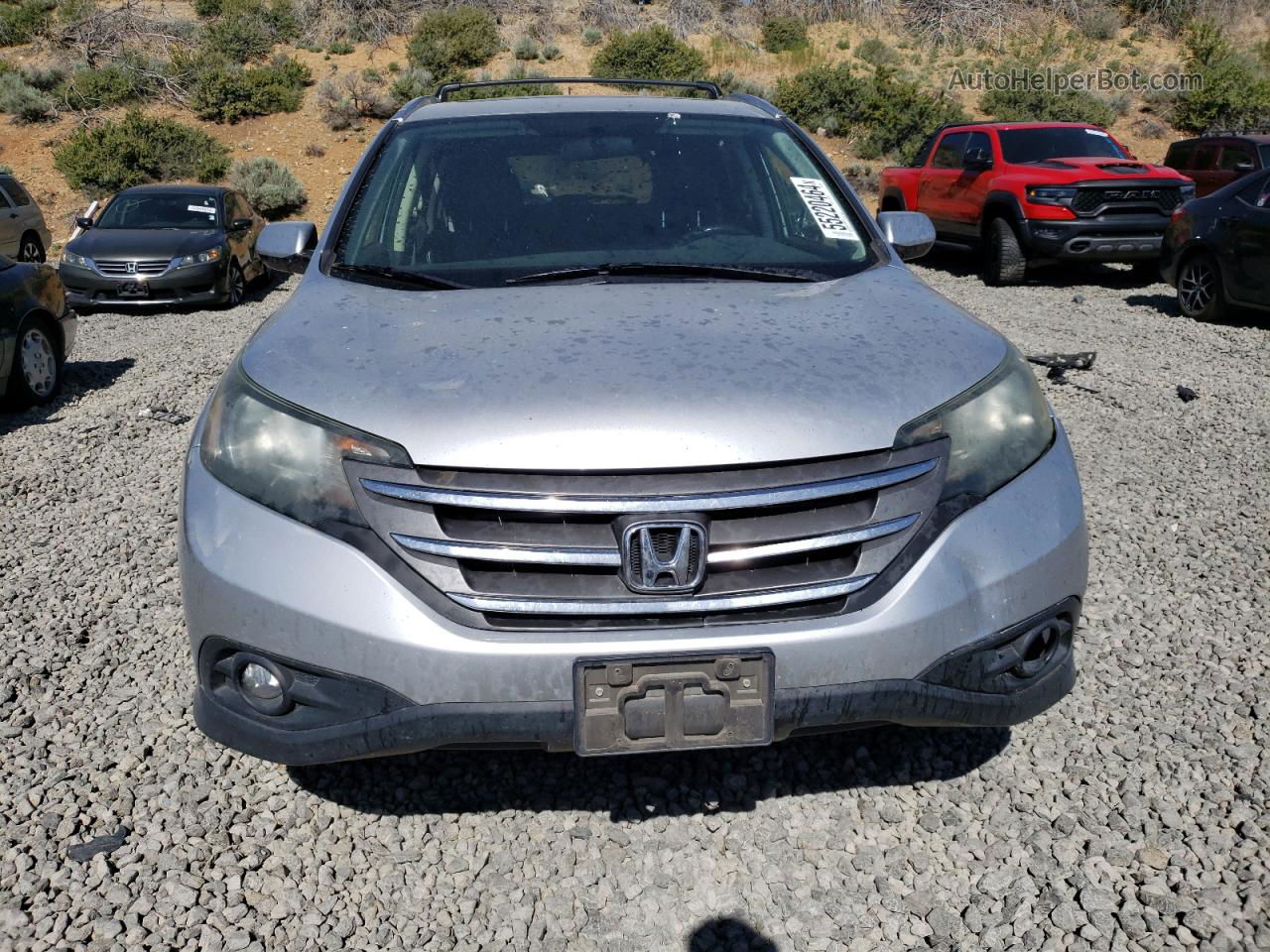 2012 Honda Cr-v Exl Silver vin: JHLRM4H79CC019382