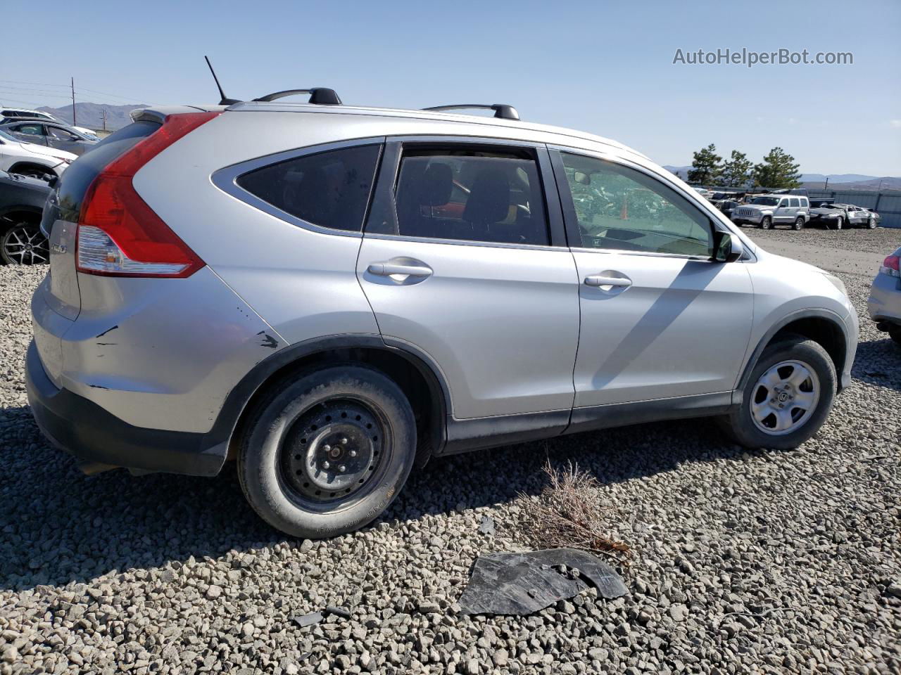 2012 Honda Cr-v Exl Silver vin: JHLRM4H79CC019382