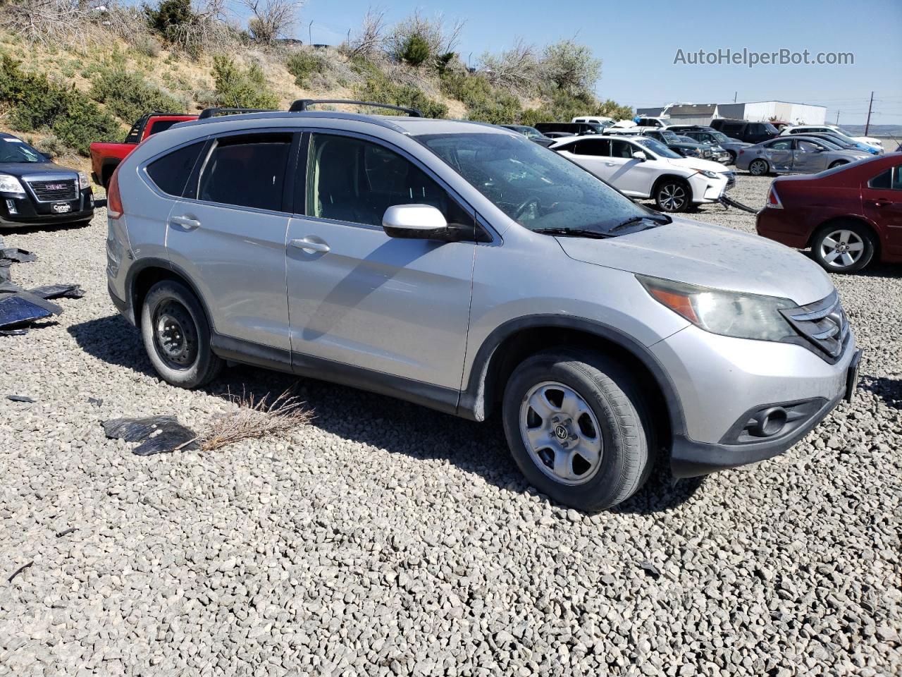 2012 Honda Cr-v Exl Серебряный vin: JHLRM4H79CC019382