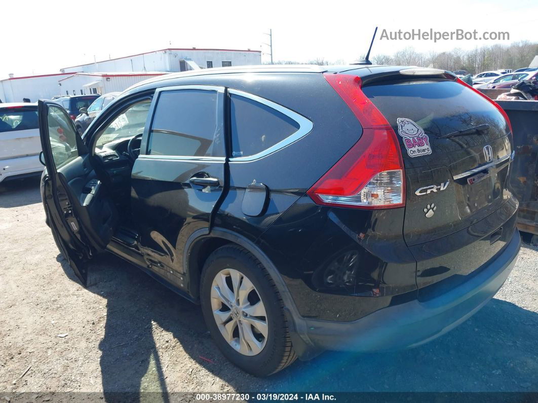 2012 Honda Cr-v Ex-l Black vin: JHLRM4H79CC027501