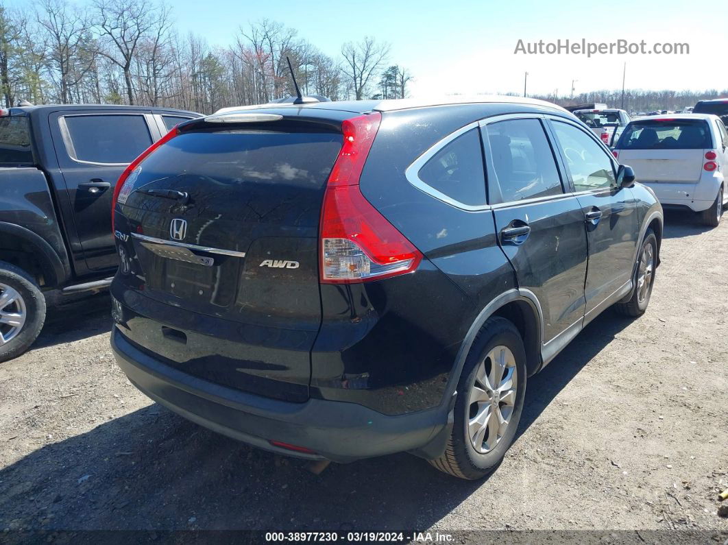 2012 Honda Cr-v Ex-l Black vin: JHLRM4H79CC027501